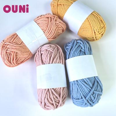 China Viable Multiple Colors 50 Grams Each Yarn Ball Most Popular 5 Ply Slick Thickness Combed Cotton Yarn For Mop for sale