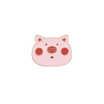 China Cartoon PinkPig Pin Enamel Pins Custom Made Hard Soft Lapel High Quality From Wholesale Factory Metal Designer Badge for sale