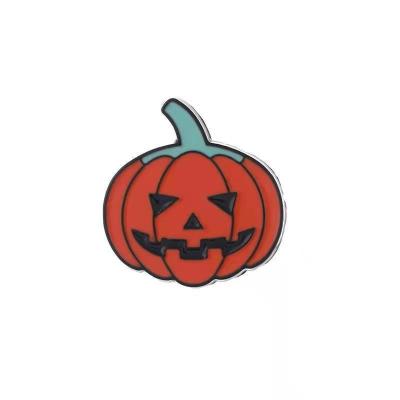 China Wholesale Metal Pumpkin Lamp New Mummy Halloween Ghost Gift Human Skeleton Badge With Card Back Pins for sale