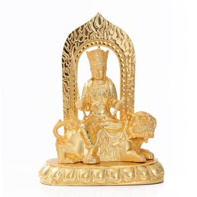 China Europe factory manufacturing chinese temple ornaments gold plated chinese buddha guan statue yin guanyin for sale