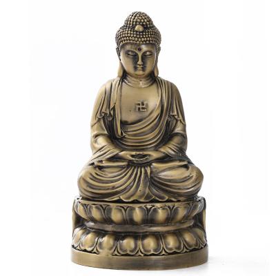 China Europe Bodhisattva Ornaments Nanhai Guanyin Small Brass Material Buddha Statue Guanyin Brass Like Retro Crafts for sale