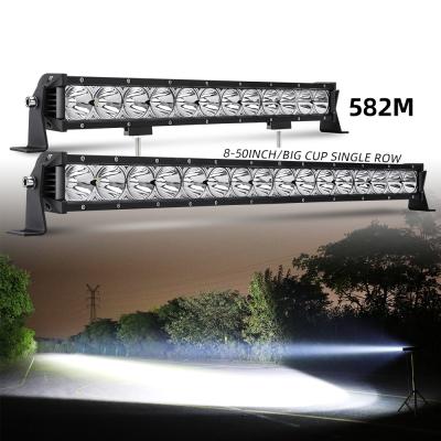 China Wholesale 580M High Power 10W Chip Bumper Slim Thin 90W 20 Inch 120W Stedi CREES Light Bar 20W 26 Inch Offroad Led Light Bar for sale