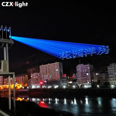 China 20w outdoor laser show professional landmark animation beam logo laser light green logo projector light for sale