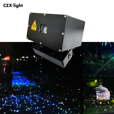 China White Garden Lawn Plant Canton Tree Light Star Projector Firefly Lazer Laser Lights 2w Random Random Light For Patio Decor for sale