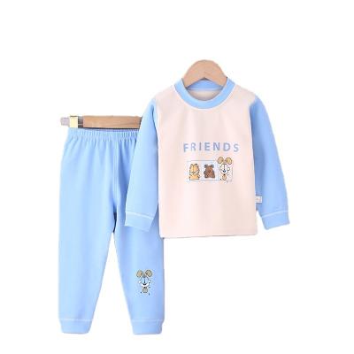 China 2022 Best Selling High Quality Pajamas Breathable Girls Boys Homewear Children Cotton Pajamas Wholesale for sale