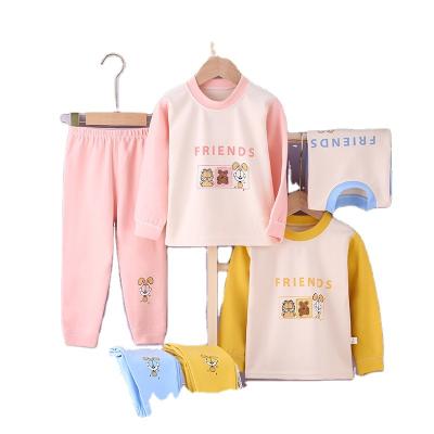 China 2022 Breathable China Factory Customized Cute Cotton Girls Boys Children Home Clothes High Quality Pajamas for sale