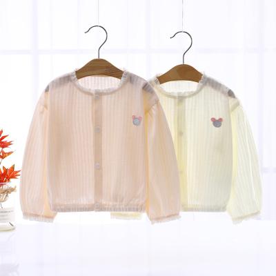 China Made in High Quality China Baby Girls Cute Children's Clothing Anti-UV Transparent Jacket 73#-90# Boys and Girls for sale