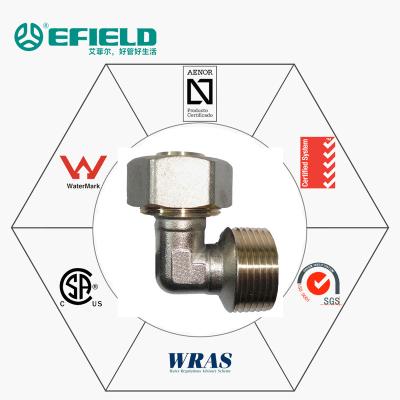 China HPB58-2 Top Quality Wholesale Selling Male Brass Elbow Compression Fittings For Water Pipe for sale