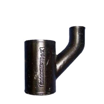 China Straight Iron ASTM A888 Elbow Pipe Fittings Ductile Cast Iron Tube Branch Tee Pipe Fittings for sale