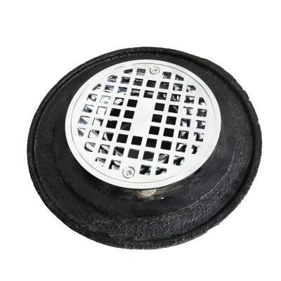 China Cast Iron Drain Easy Clean Shower Drain Floor Drainfor Heavy Duty Round Sink UPC astma888 for sale