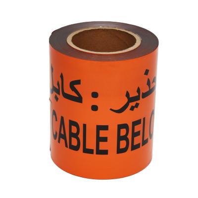 China Good Quality Aluminum Film+pe Film+opp Underground Detectable Pipes Aluminum Foil Warning Device Aluminum Foil Tape for sale