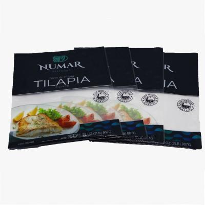 China Factory Wholesale Disposable Custom Three Sides Seal Bag Dried Seafood Packaging Bag en venta