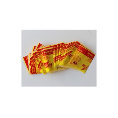 Китай Luxury New Products In Sale Limited Time Special Yellow PVC Zipper Bags For Bottle продается