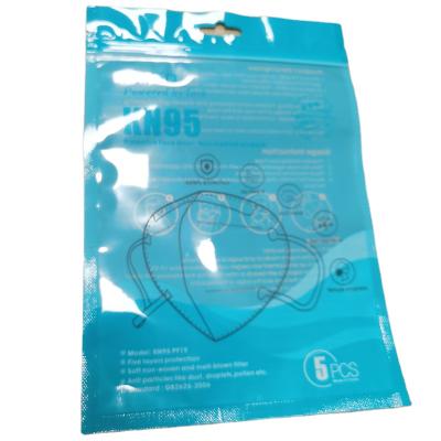 China Recyclable KN95 KN94 Eco-friendly Clear Degradable Bag With Zipper For Personal Care Resealable Mylar Personal Care Set for sale