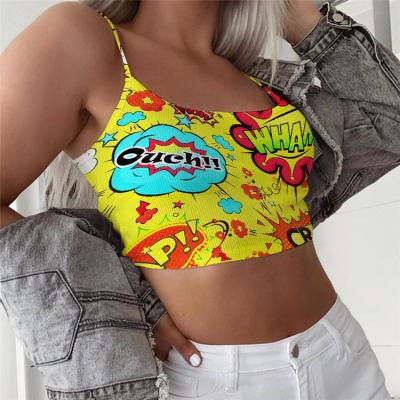 China Fashion QUICK DRY Women's Summer Tanks Full Sleeveless Seamless Bralette Stitches Bandeau Bra Vest Crop Top for sale