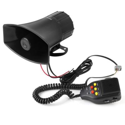 China 12v 100w 3 tones sound+speaker+recorder electric car siren waterproof and dustproof vehicle horn shout speaker for sale