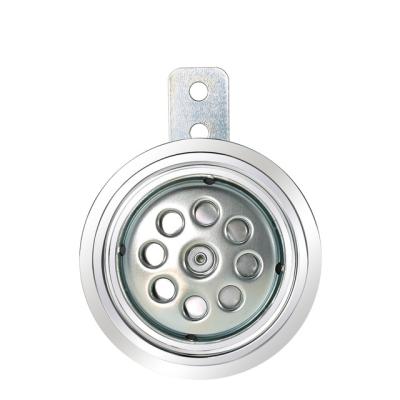 China Hot Selling Universal Car Switch Disc Electric Chromed Horn 6V/12V/24V/48V for sale