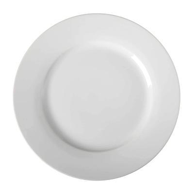 China 10 inch white porcelain dinner plate ceramic for sale