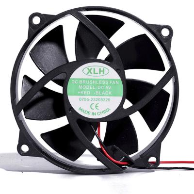 China Home Appliance Low Noise 92x92x25mm 9225 12V 24V Round Frame CPU DC Fan 90mm DC Fan for sale