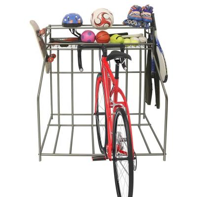 China Transport Bikes Free Standing Indoor Bike Storage Rack Floor Stand Bike Racks In Garage for sale