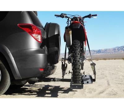 China Easy Install Steel Car Motorcycle Carrier Rack Motorcycle Storage Rear Carrier for sale