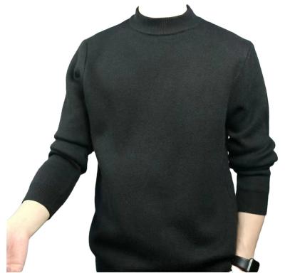 China D.Autumn anti-wrinkle and plain sweater men's winter 2022 new semi high collar men's sweater underlay knitwear for sale