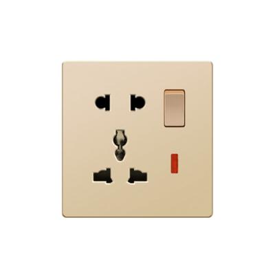 China 1 Gang Residential / General Purpose Multi Functional Switch 5 Pin Socket for sale