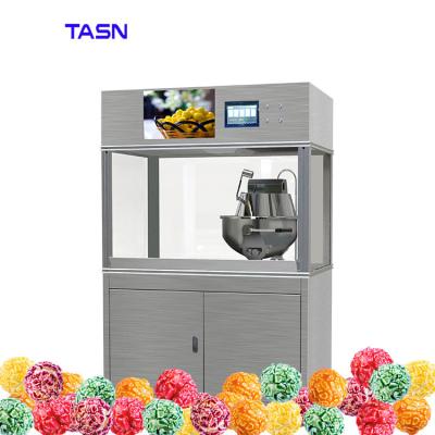 China A-QZ Small Scale Kettle Commercial Supplying Commercial Electric Mobile Standing Popcorn Machine Spherical Maker for sale