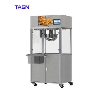 China Custom Electric High Quality Commercial Popper Top Snack Factory Table Fully Automatic Colored Oil Caramel Round Sweet Popcorn Making Machine for sale