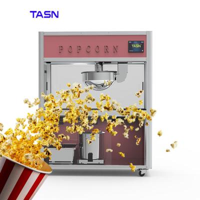 China C52-ZN 52OZ Movie Theater Electric Automatic Commercial Mushroom Popcorn Supply White Popper With Stirr for sale