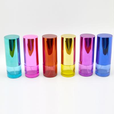 China Factory Supplier Fashionable 10ml Colored Glass Bottle Round Glass Bottles 10ml Perfume Spray Bottle for sale