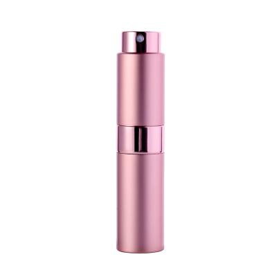 China MALIXYZ Trendy 15ml Round Twist Up Metal Spray Bottle 15 ccl Aluminum Portable Refillable Perfume Spray Atomizer Spray Bottle for sale