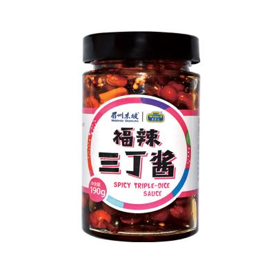 China Private Label Sealed Packaging Restaurant Die Hot Triple Spicy Sauce ML6 for sale