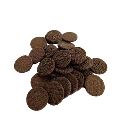 China Low-CARB Ningbo JlD Black Biscuits Cocoa Biscuits Soil Small Round Biscuit for sale