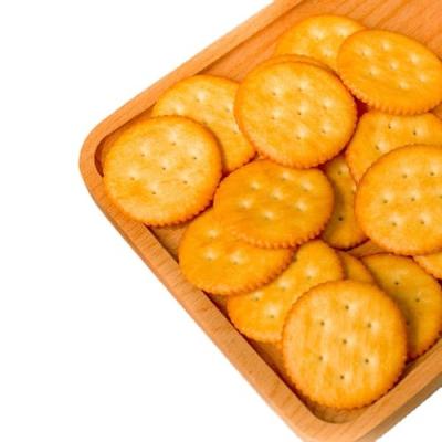 China Low-CARB NINGBO JILIDA Mini Round Biscuit Crispy Healthy Milk Soft Baby Kids Round Taste Cookies Gift for sale