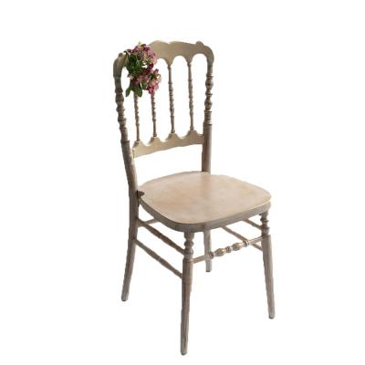 China Contemporary Hotel Furniture Wooden Folding Napoleon Chair Banquet Chair Used For Rental Wedding for sale