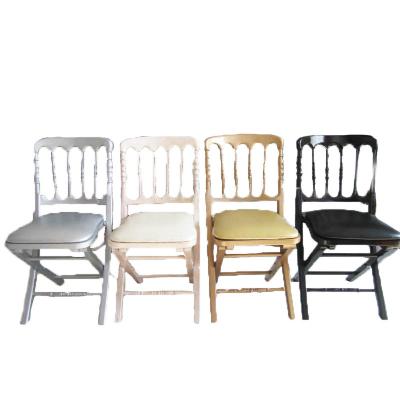 China Contemporary New Style Folding Napoleon Dining Chair Wedding Chairs Restaurant Chair Garden for sale