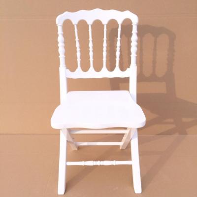 China Napoleon Wood Chair Limewash Napoleon Folding Folding Chair for sale