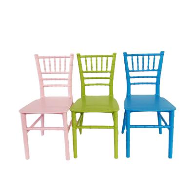 China Solid Wood Outdoor Kids Party Chiavari Chair / Kids Bamboo Chair For Outdoor Party for sale