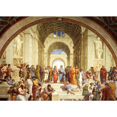 China DIY TOY Wholesale Jigsaw Puzzle 1000 Pieces The School Of Athens Raphael DIY Game Gift Drop Shopping for sale