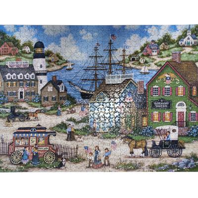 China DIY TOY Paper 1000 Pieces Wholesale Custom Kids Jigsaw Puzzle Adult Game for sale