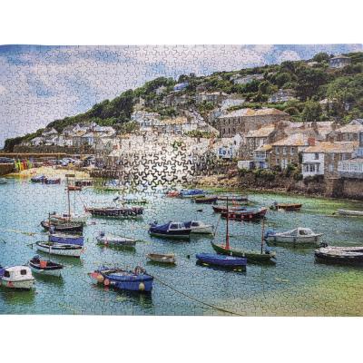 China DIY TOY Funny Pop Custom Classic 1000 Piece Cardboard Puzzle Paintings For Adults Landscape for sale