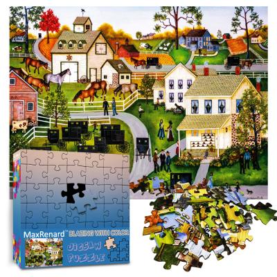 China DIY TOY Funny Jigsaw Puzzles Pop 1000 Pieces Manufacturer Custom Parent-Child Toys for sale