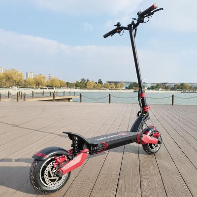 China COOLFLY Top Quality 2000W Motor Unisex High Speed ​​Large 2 Wheel 10 Inch Stand Best Foldable Electric Scooter For Adults for sale