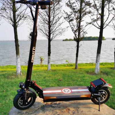 China Folding 10 Inch 48V 500w 800w 1000w Unisex Folding Two Wheel Electric Scooter Mini Adults With Seat for sale