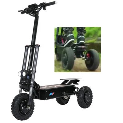 China 2021 Men's Fashion 60V 3600W Lithium Battery Fat Tire 3 Wheeler Foldable Electric Scooter Mobility 31ah For Big Man New Design for sale