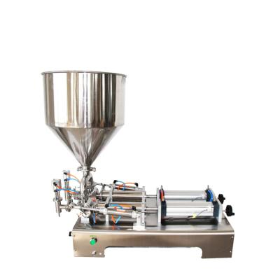 China YTK-G2WG Double Head Food Paste Filling Machine / Semi Automatic Cream Filling Machine Paste for sale