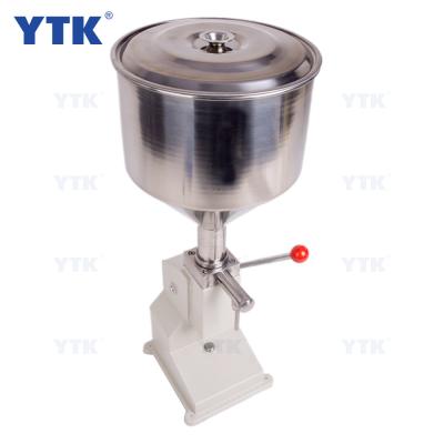 China YTK-A03 Manual Food Bottle Honey Cream Liquid Paste Filling Machine For 5-50ML for sale