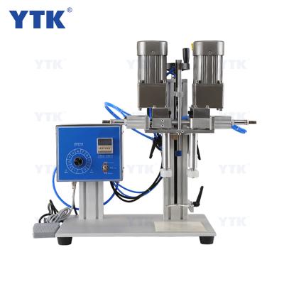 China YTK-6100 Food Machine Perfume Bottle Machine Semi Automatic Water Bottle Capping Capping Machine for sale