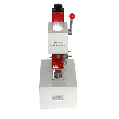 China YTK-KFJ-1035 Tabletop Food Manual Oral Liquid Capping Locking Machine Bottle Screw Capping Machine for sale